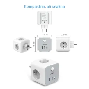 Tessan TS-301-DE-C | Stenske vtičnice | E-shop.si