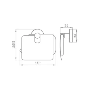 Gloria Toilet Paper Holder | Bath Accessories | E-shop.si