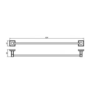 Leonardo towel holder 60 cm | Bathroom | E-shop.si