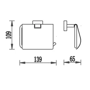 Terra Toilet Paper Holder with Lid | Bathroom | E-shop.si