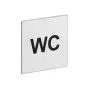 Oznaka kvadratna WC 80mm.