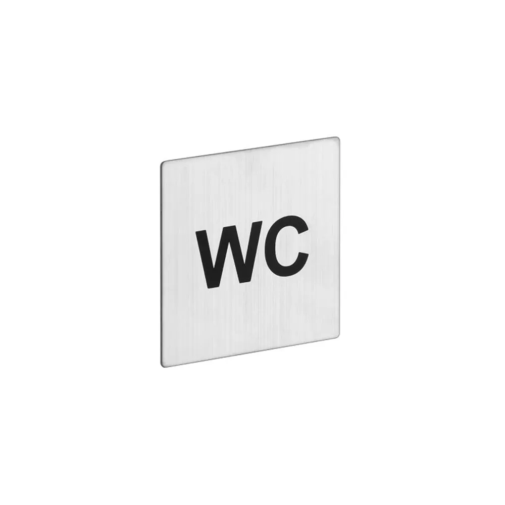 Oznaka kvadratna WC 80mm | Oznake WC | E-shop.si