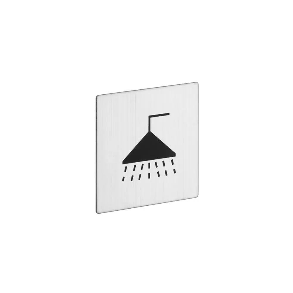 Square Shower Sign 80mm | Shower Signs | E-shop.si