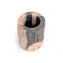 Brown Fossil Wood Glass.