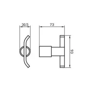 Dvojno obešalo Matteo | Kopalni dodatki | E-shop.si