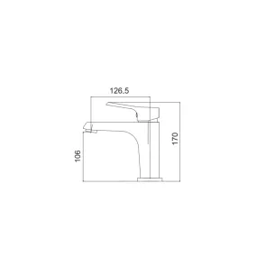 Zoe Chrome Sink Faucet | Kopalniška armatura | E-shop.si