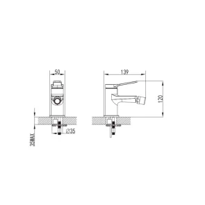 Andare Bidet Faucet | Bathroom Faucets | E-shop.si