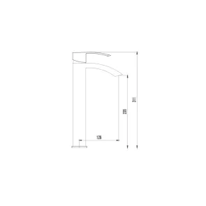 Ginko X Chrome Sink Faucet | Bath Faucets | E-shop.si