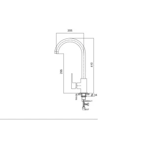 Rosa Bianco Titano 68 Faucet | Kitchen Faucets | E-shop.si