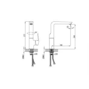 ZB 56 Chrome Kitchen Faucet | Kitchen Faucets | E-shop.si