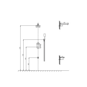 Delos Chrome Shower Column | Shower Columns | E-shop.si