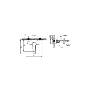 Andare Nero Bronze Bathtub Faucet | Bath Faucets | E-shop.si