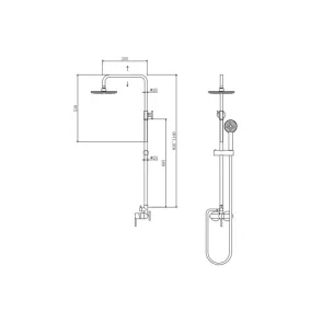 Artemis CF031M Shower Column | Shower Columns | E-shop.si