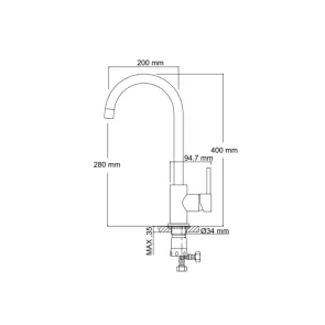 Rosa K127 | Kitchen Faucet | E-shop.si