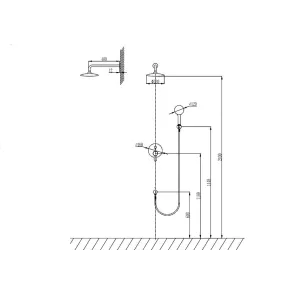 Artemis Floor Shower Column Chrome | Bathroom | E-shop.si