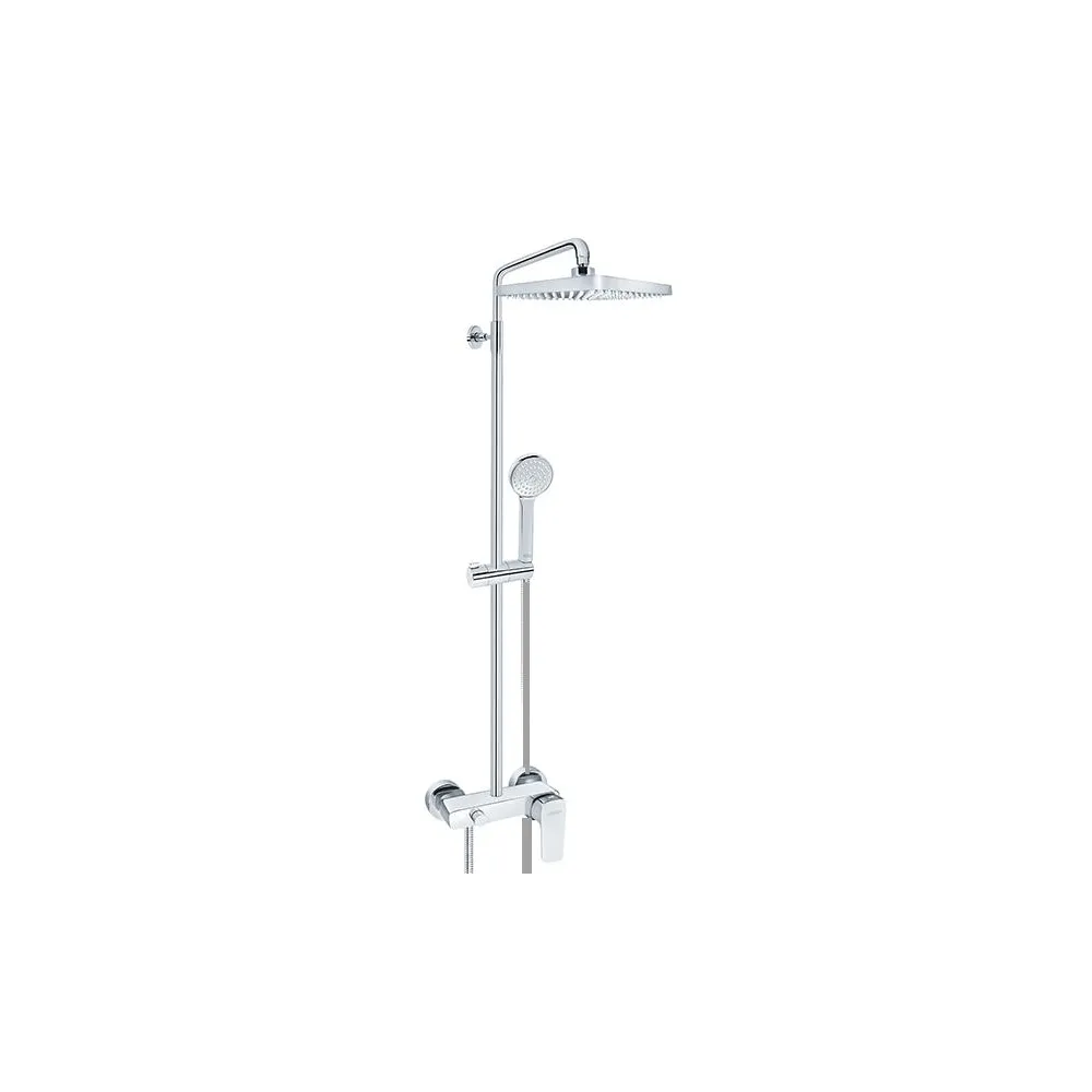 Stolz Square Chrome Shower Column | Shower Columns | E-shop.si