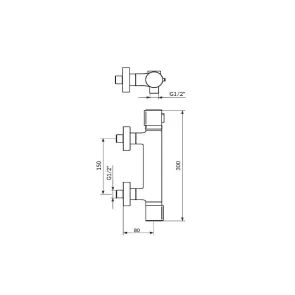 Stolz Termostatska Tuš Armatura | Tuš Armature | E-shop.si