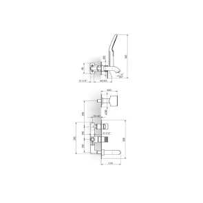Bath faucet S2 | Bathroom fittings | E-shop.si