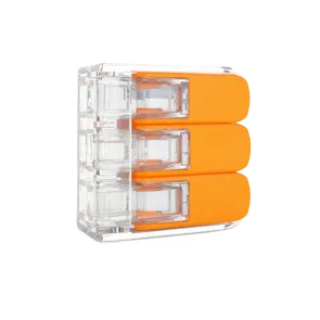 GREEN TECH Fast Connector Green tech 3 Slots (50pcs/pack) - FC-413-50