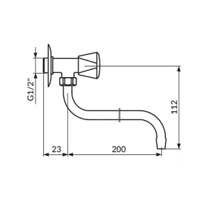 Piccolo 12-200 | Armatura za umivalnike | E-shop.si