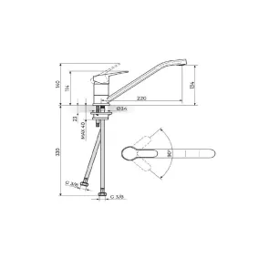 Blau Nero armatura | Kuhinjske armature | E-shop.si
