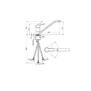 Blau 3-Hose Faucet | Kitchen Faucets | E-shop.si