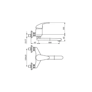 King 30 stenska armatura | Armature | E-shop.si