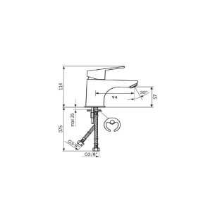 Armatura za umivalnik Smart S | Kopalniške armature | E-shop.si