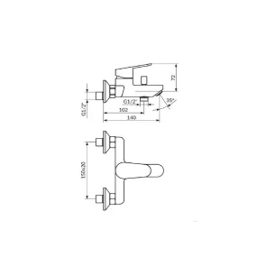 Armatura za kad Smart | Kadne armature | E-shop.si