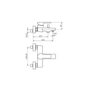 Bathtub Faucet B2 | Bathroom | E-shop.si
