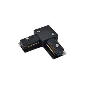 GREEN TECH L Connector for Single-Phase Rail Green Tech 70 x 70 x 19 mm, Black - FL01-BK