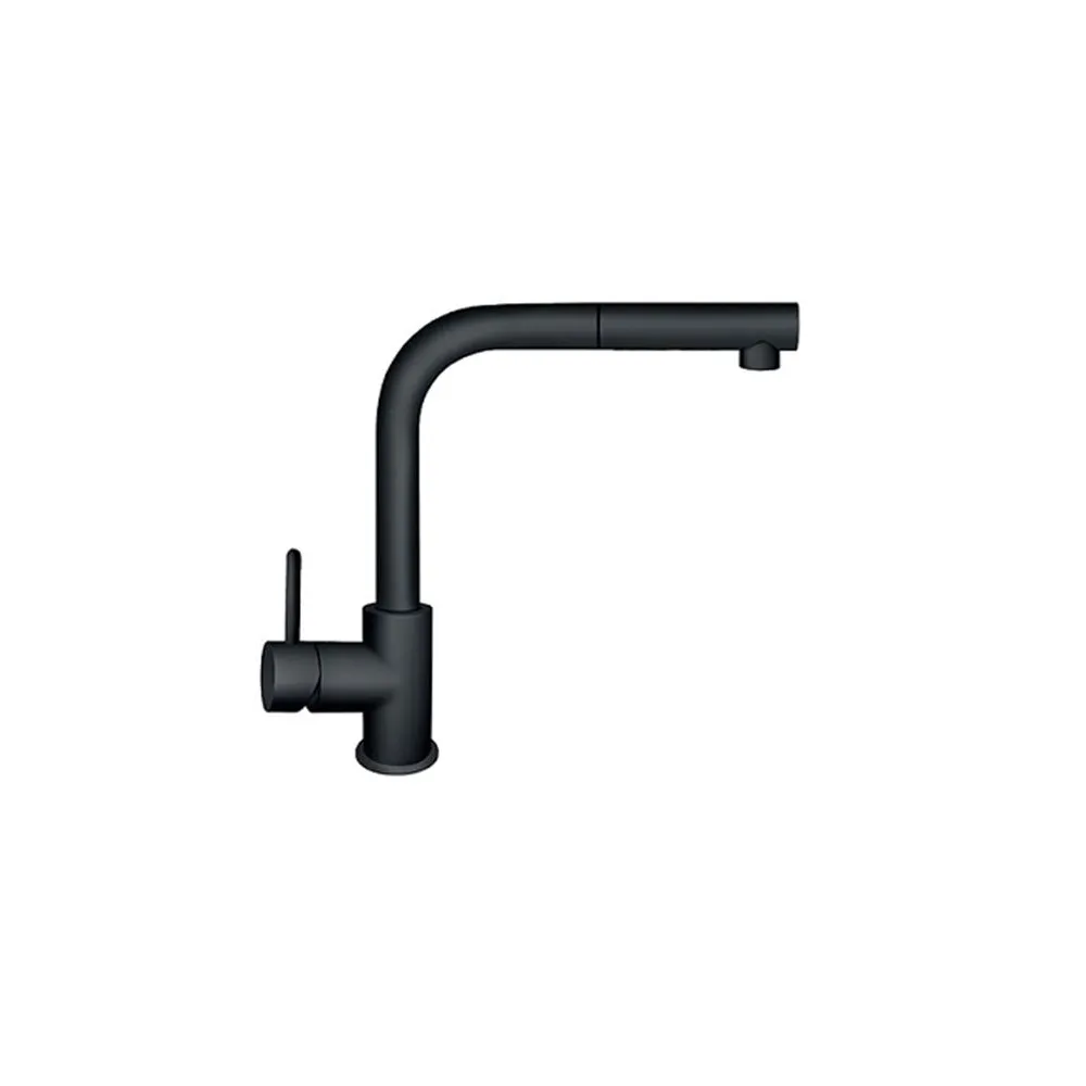 Dark pull-out kitchen faucet 3 hoses|Faucets|E-shop.si