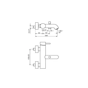 Zerro Bathtub Faucet | Bathroom Faucets | E-shop.si