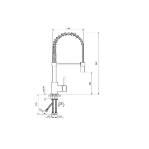 Zerro Poluprof 3 hoses | Kitchen Faucets | E-shop.si