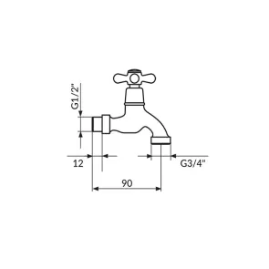 Nostalgija Cold Water Faucet | Faucets | E-shop.si