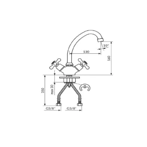 Armatura Nostalgija 13 stoječa | Armature | E-shop.si