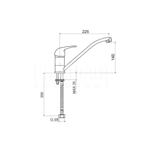 Mediteran 228 | Kitchen faucet | E-shop.si