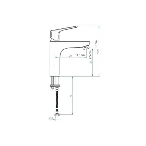 Gloria Armatura za umivalnik | Armature | E-shop.si
