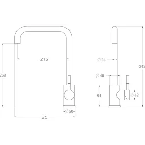 Stainless Steel Kitchen Faucet High L | Faucets | E-shop.si