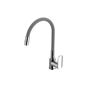 Color Gray Chrome 3 hoses | Kitchen faucet | E-shop.si