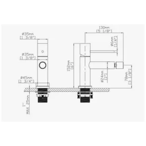 Artemis Inox Satino | Bidet Faucet | E-shop.si