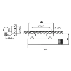 Shower Faucet Joan Pattern | Shower Faucets | E-shop.si