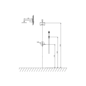 Tuš armatura Joan Cromo set | Tuš armature | E-shop.si