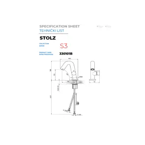 Sink Faucet S3 Black | Faucets | E-shop.si