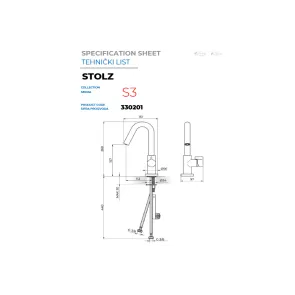 S3 High Sink Faucet | Sinks & Faucets | E-shop.si