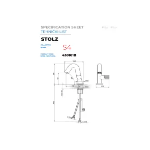 Sink faucet S4 Black | Faucets | E-shop.si
