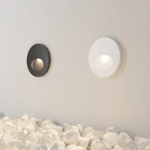 Bela LED svetilka za stopnice Bil 3W IP54 3000K | Vgradna zunanja svetilka