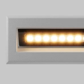 Bela LED svetilka za stopnice Bosca 5W IP65 3000K | Zunanja stenska svetilka