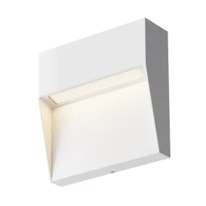 Kvadratna bela LED svetilka za stopnice Mane 3W IP54 3000K