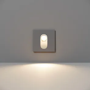 Recessed LED Stair Light Via Urbana Grey 3W IP54 4000K
